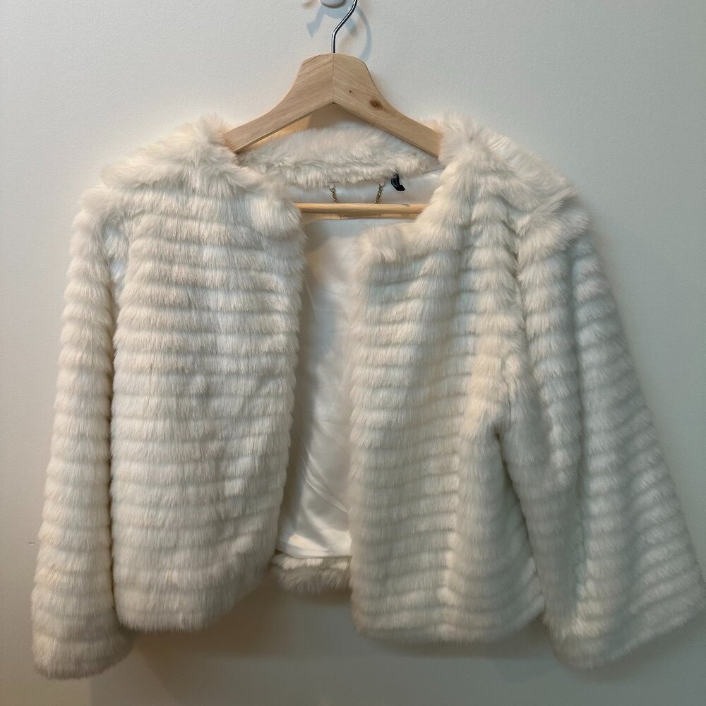 Marciano Faux Fur Jacket Never Warn Tags On